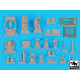 Black Dog T35177 1/35 M1117 Guardian interior accessories set for Trumpeter