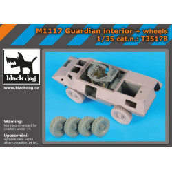 Black Dog T35178 1/35 M 1117 Guardian interier plus wheels for Trumpeter