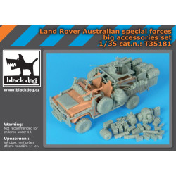 Black Dog T35181 1/35 Land Rover Australian special forces big accessories set for Hobby Boss