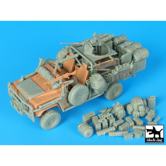 Black Dog T35181 1/35 Land Rover Australian special forces big accessories set for Hobby Boss