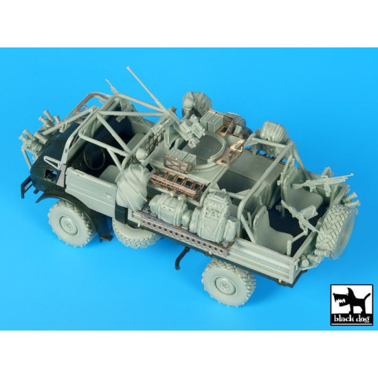 Black Dog T35182 1/35 Unimog Belgian special forces accessories set for Revell