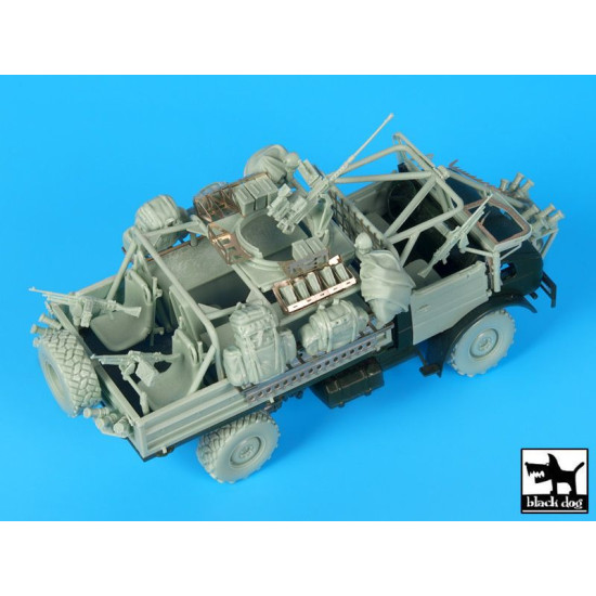 Black Dog T35182 1/35 Unimog Belgian special forces accessories set for Revell