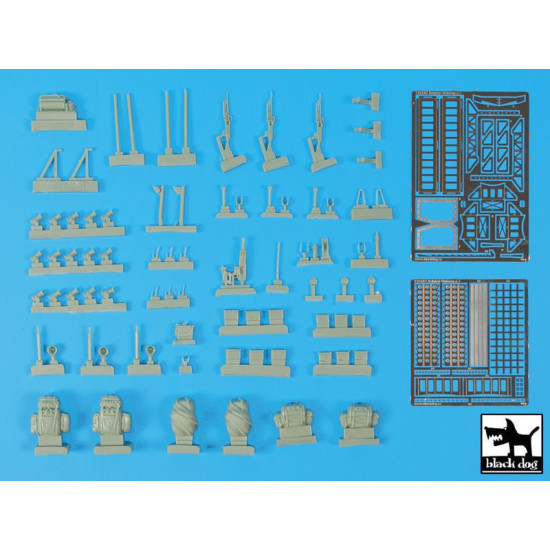 Black Dog T35182 1/35 Unimog Belgian special forces accessories set for Revell