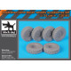 Black Dog T35183 1/35 Australian Land Rover wheels accessories set