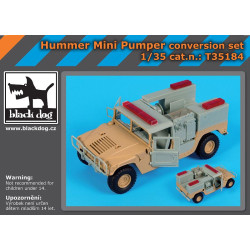 Black Dog T35184 1/35 Hummer mini pumper conversion set for Tamiya