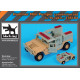 Black Dog T35184 1/35 Hummer mini pumper conversion set for Tamiya