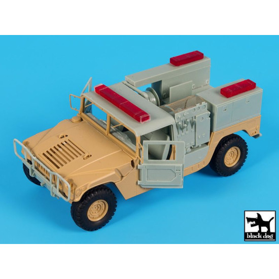 Black Dog T35184 1/35 Hummer mini pumper conversion set for Tamiya