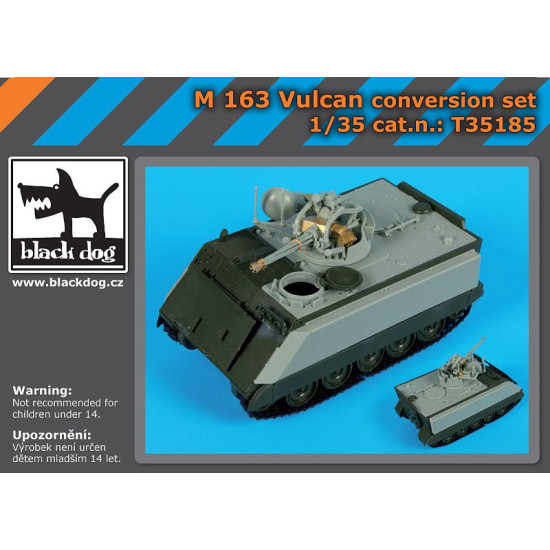 Black Dog T35185 1/35 M 163 Vulcan conversion set for Academy