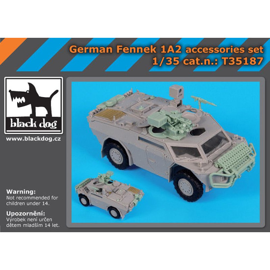 Black Dog T35187 1/35 German Fennek 1A2 accessories set for Trumpeter