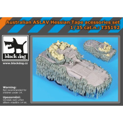 Black Dog T35192 1/35 Australian ASLAV Hessian tape accessories set for Trumpeter