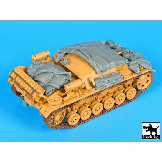 Black Dog T35193 1/35 Sturmgeschutz III Ausf.D accessories set for Dragon