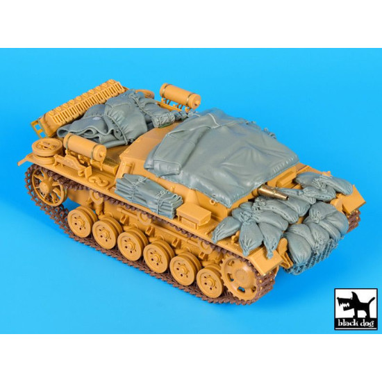 Black Dog T35193 1/35 Sturmgeschutz III Ausf.D accessories set for Dragon