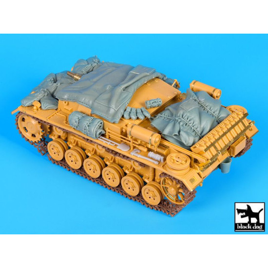 Black Dog T35193 1/35 Sturmgeschutz III Ausf.D accessories set for Dragon