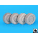 Black Dog T35195 1/35 Fennek wheels accessories set