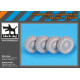 Black Dog T35196 1/35 Dingo wheels accessories set