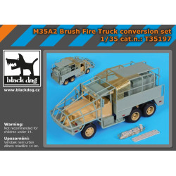 Black Dog T35197 1/35 M35A2 Brush fire truck conversion set for AFV