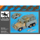 Black Dog T35197 1/35 M35A2 Brush fire truck conversion set for AFV