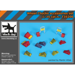 Black Dog T35200 1/35 Wheel chocks accessories set