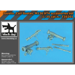 Black Dog T35201 1/35 Javelin,Carl Gustav,M136 AT4 accessories set