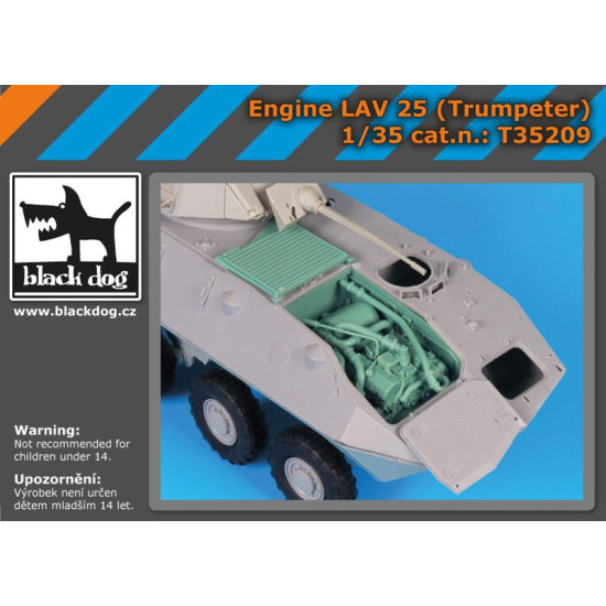 Black Dog T35209 1/35 Engine LAV -25 (Trumpeter) for Trumpeter