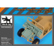 Black Dog T35210 1/35 Engine M 1025 Humvee (Tamiya) for Tamiya