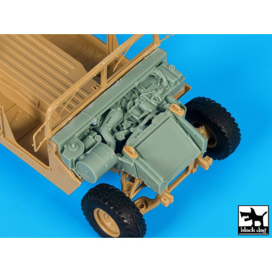 Black Dog T35210 1/35 Engine M 1025 Humvee (Tamiya) for Tamiya