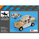 Black Dog T35213 1/35 Humvee Julkat conversion set for Tamiya