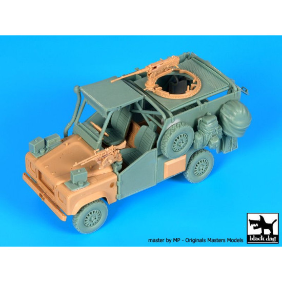 Black Dog T35214 1/35 Land Rover WMIK conversion set for Hobby boss