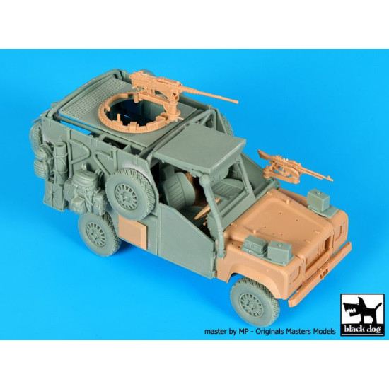 Black Dog T35214 1/35 Land Rover WMIK conversion set for Hobby boss