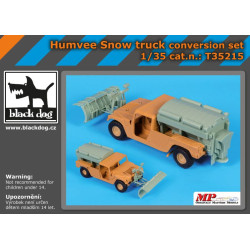 Black Dog T35215 1/35 Humvee Snow truck conversion set for Italeri