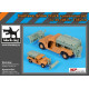 Black Dog T35215 1/35 Humvee Snow truck conversion set for Italeri