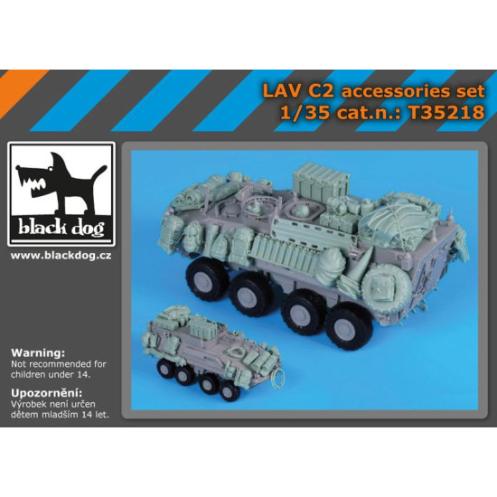 Black Dog T35218 1/35 LAV C 2 accessories set for Trumpeter