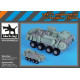 Black Dog T35218 1/35 LAV C 2 accessories set for Trumpeter