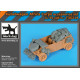 Black Dog T35219 1/35 Kübelwagen Africa Corps accessories set for Tamiya