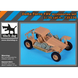 Black Dog T35220 1/35 Delta Force FAV accessories set for Hobby Boss