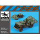 Black Dog T35221 1/35 US Jeep accessories set for Tamiya