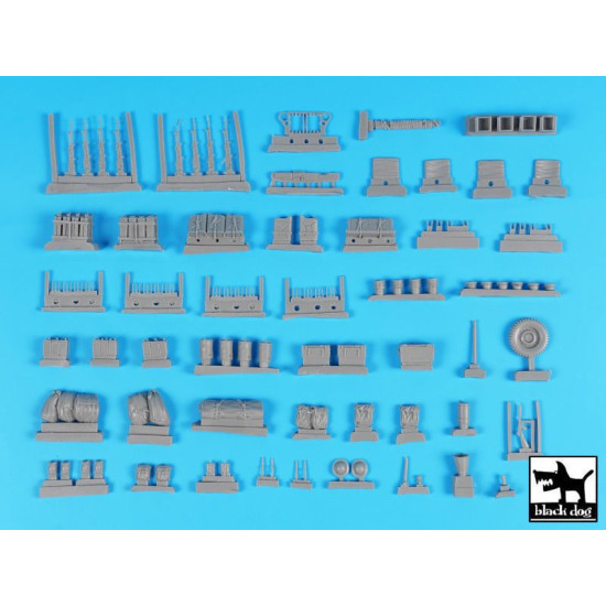 Black Dog T35224 1/35 British SAS jeep Africa accessories set for Tamiya