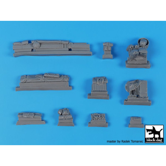 Black Dog T35227 1/35 German tank Elefant Sd.Kfz 184 accessories set for Italeri