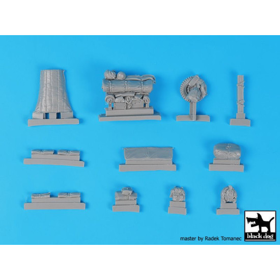 Black Dog T35228 1/35 Russian field car Gaz 67 B accessories set for Tamiya