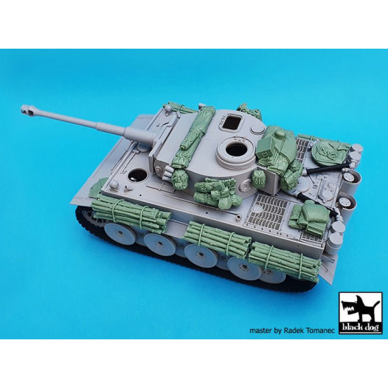 Black Dog T35229 1/35 Tiger I Pz Kpfw VI accessories set for Academy