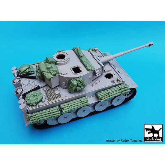 Black Dog T35229 1/35 Tiger I Pz Kpfw VI accessories set for Academy