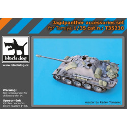 Black Dog T35230 1/35 Jagdpanther accessories set for Tamiya