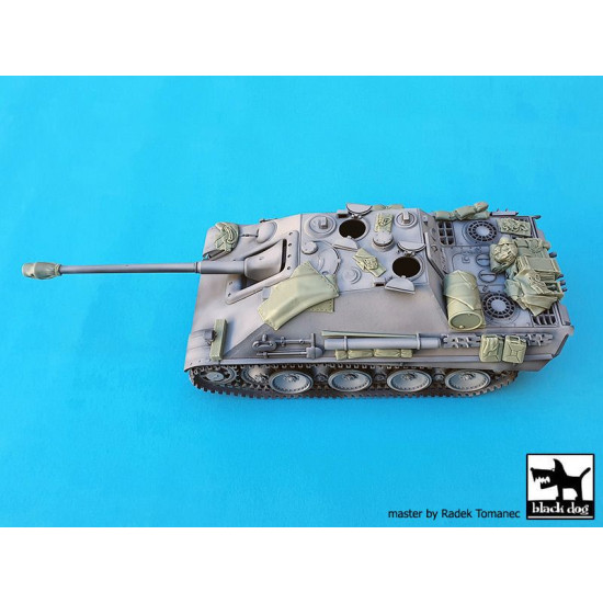 Black Dog T35230 1/35 Jagdpanther accessories set for Tamiya