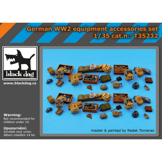 Black Dog T35232 1/35 German WW 2 equipment accessories set