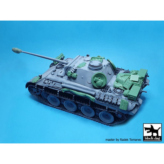 Black Dog T35233 1/35 Panther Ausf D. Accessories set for Zvezda