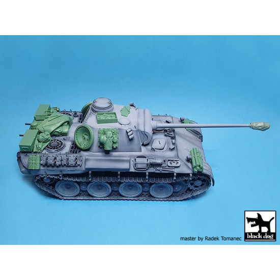 Black Dog T35233 1/35 Panther Ausf D. Accessories set for Zvezda