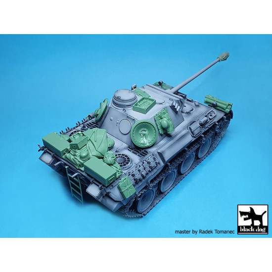 Black Dog T35233 1/35 Panther Ausf D. Accessories set for Zvezda