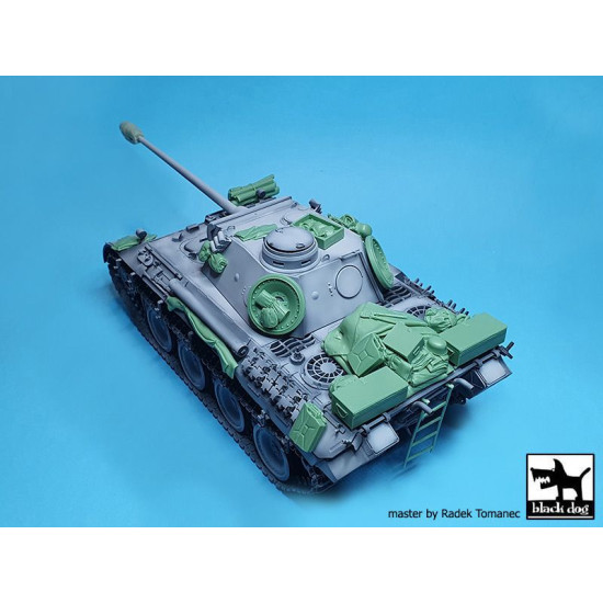 Black Dog T35233 1/35 Panther Ausf D. Accessories set for Zvezda