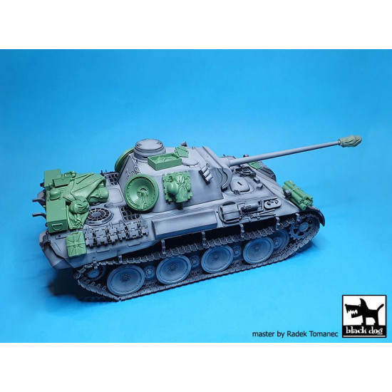 Black Dog T35233 1/35 Panther Ausf D. Accessories set for Zvezda