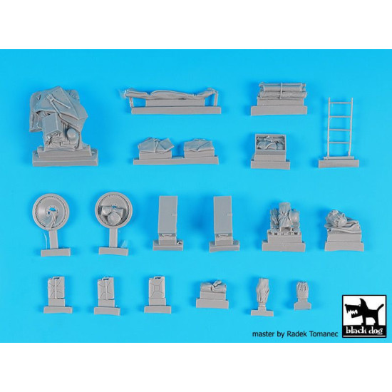 Black Dog T35233 1/35 Panther Ausf D. Accessories set for Zvezda